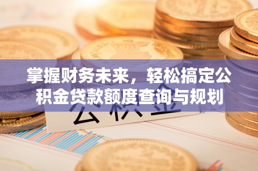 荔城掌握财务未来，轻松搞定公积金贷款额度查询与规划