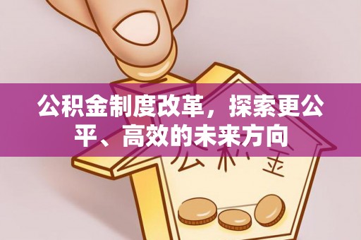荔城公积金制度改革，探索更公平、高效的未来方向